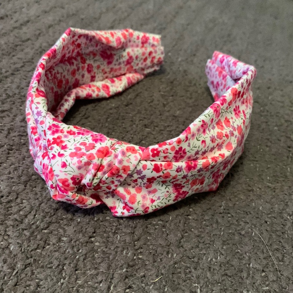 Pink Floral Headband